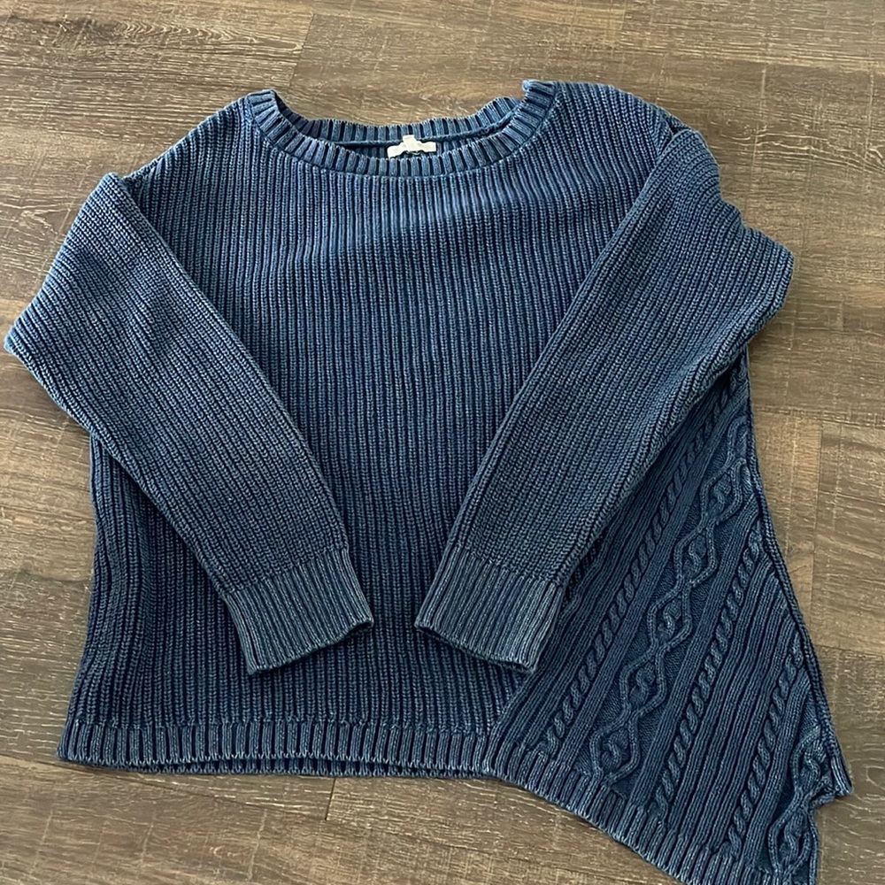 Maurices Navy Ribbed long sleeve Sweater Medium